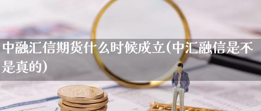 中融汇信期货什么时候成立(中汇融信是不是真的)_https://www.qdfrdjx.com_道指期货手续费_第1张