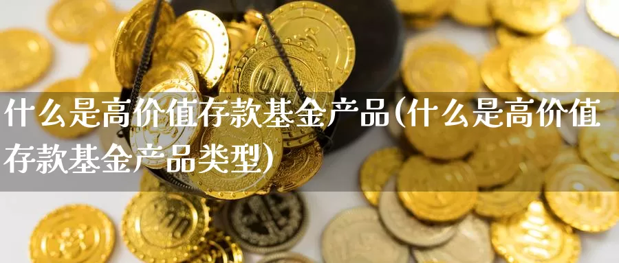 什么是高价值存款基金产品(什么是高价值存款基金产品类型)_https://www.qdfrdjx.com_道指期货手续费_第1张