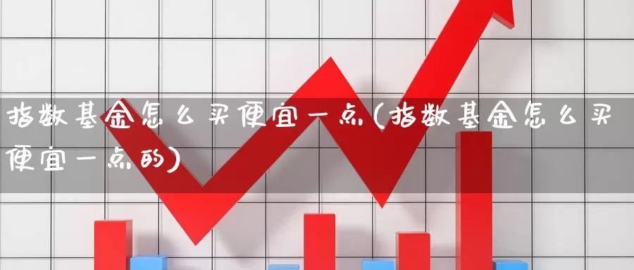 指数基金怎么买便宜一点(指数基金怎么买便宜一点的)_https://www.qdfrdjx.com_道指期货手续费_第1张