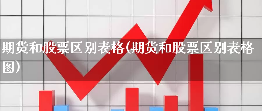 期货和股票区别表格(期货和股票区别表格图)_https://www.qdfrdjx.com_道指期货直播间_第1张