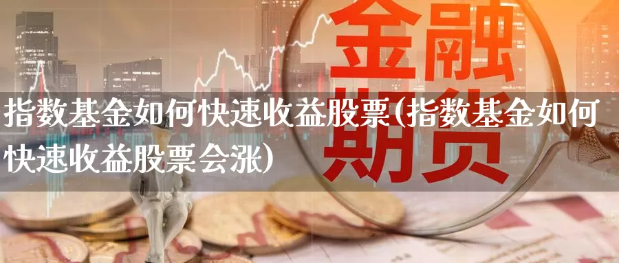 指数基金如何快速收益股票(指数基金如何快速收益股票会涨)_https://www.qdfrdjx.com_道指期货直播室_第1张