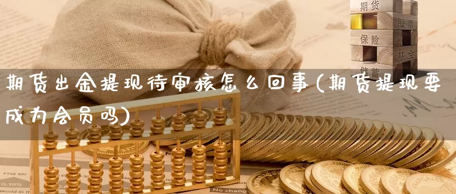 期货出金提现待审核怎么回事(期货提现要成为会员吗)_https://www.qdfrdjx.com_道指期货手续费_第1张