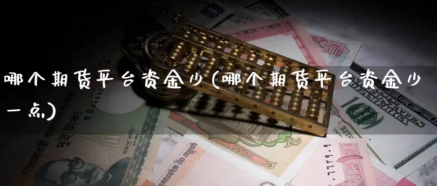 哪个期货平台资金少(哪个期货平台资金少一点)_https://www.qdfrdjx.com_道指期货手续费_第1张