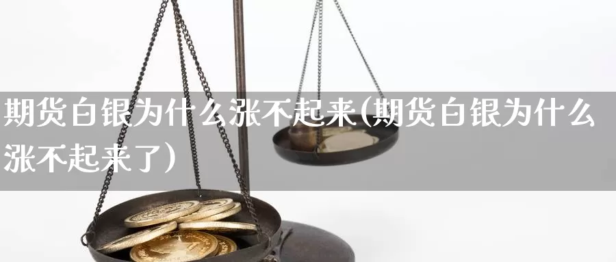 期货白银为什么涨不起来(期货白银为什么涨不起来了)_https://www.qdfrdjx.com_道指期货直播间_第1张